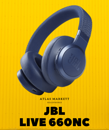 JBL Live 660NC Wireless Over-Ear Noise Cancelling Headphones - JBL Live  660NC Wireless Over-Ear Noise Cancelling Headphones