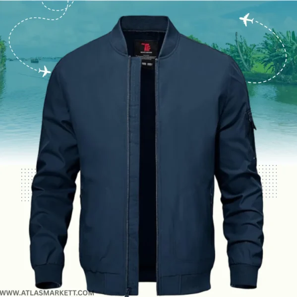 Men's Windproof Bomber Jacket