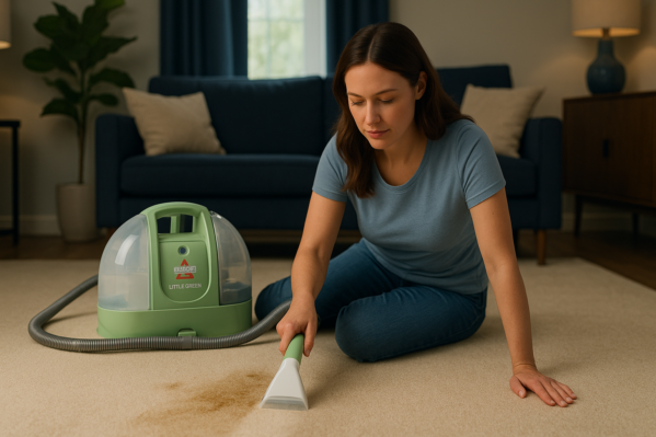BISSELL Little Green Multi-Purpose Portable Carpet and Upholstery Cleaner – Model 1400B