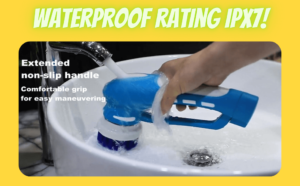 Cordless Electric Spin Scrubber for Bathroom and Kitchen – 6 Replaceable Waterproof Heads