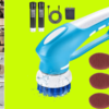 Cordless Electric Spin Scrubber for Bathroom and Kitchen – 6 Replaceable Waterproof Heads