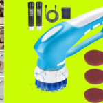 Cordless Electric Spin Scrubber for Bathroom and Kitchen – 6 Replaceable Waterproof Heads