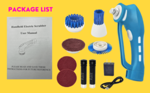 Cordless Electric Spin Scrubber for Bathroom and Kitchen – 6 Replaceable Waterproof Heads