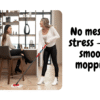 O-Cedar EasyWring Microfiber Spin Mop & Bucket Floor Cleaning System – Red and Gray