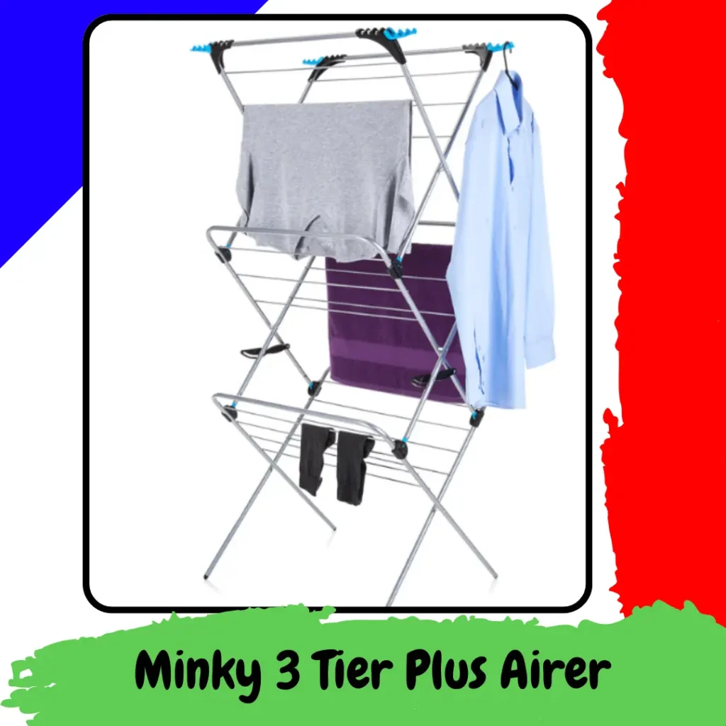 Foldable 3-Tier Drying Rack – Space-Saving Indoor Airer