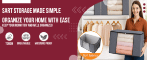 Fab Totes Clothes Storage Bags – 6 Pack Foldable Organizers