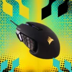 Corsair Scimitar RGB Elite gaming mouse with 17 programmable buttons and 18K DPI for MMO & MOBA