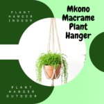 Mkono Macrame Plant Hanger 35 inch Indoor Outdoor Pot Holder