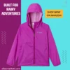 Lightweight Waterproof Rain Jacket for Girls
