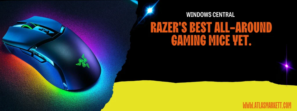 Razer Cobra Pro Wireless Gaming Mouse showcasing 10 customizable buttons and 5 onboard memory profiles