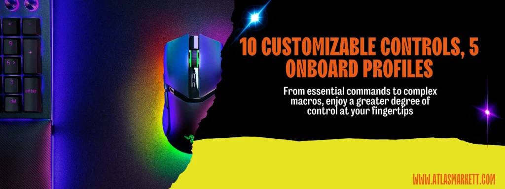 Razer Cobra Pro Wireless Gaming Mouse featuring 11-zone Chroma RGB lighting with full underglow and customizable effects