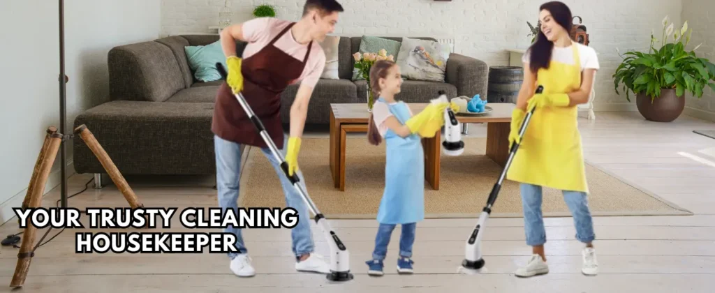 Leebein Cordless Spin Scrubber – 8 Heads 400RPM Waterproof