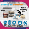Vacuum Storage Bag Set (20-Pack) – Jumbo to Small with Pump