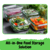 24-Piece Glass Meal Prep Set – Airtight Oven & Freezer Safe