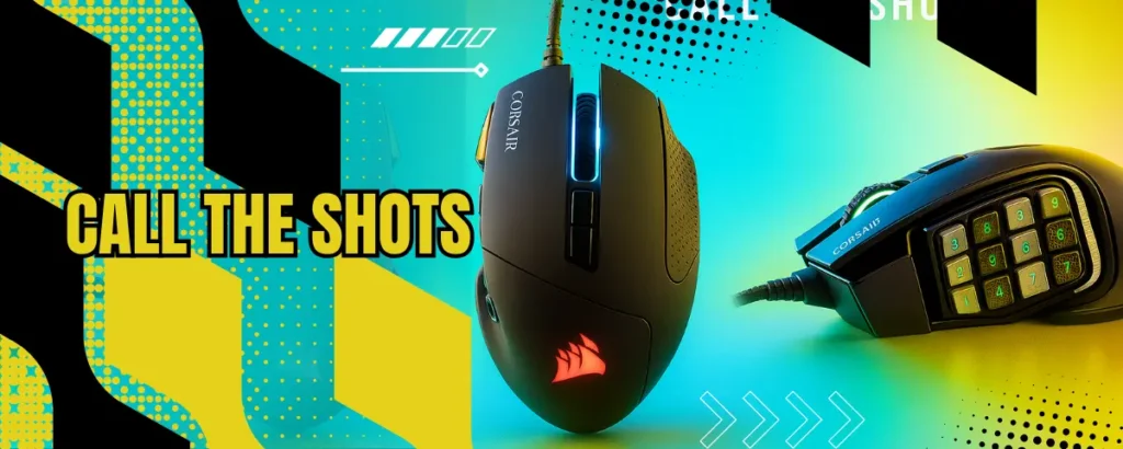 Corsair Scimitar RGB Elite gaming mouse with 17 programmable buttons and 18K DPI for MMO & MOBA
