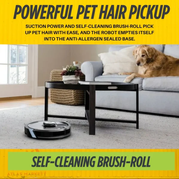 Robot Vacuum 2-in-1 Home Mop with LiDAR & Pet Hair Clean