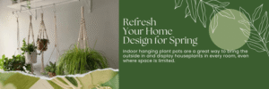 Mkono Macrame Plant Hanger 35 inch Indoor Outdoor Pot Holder