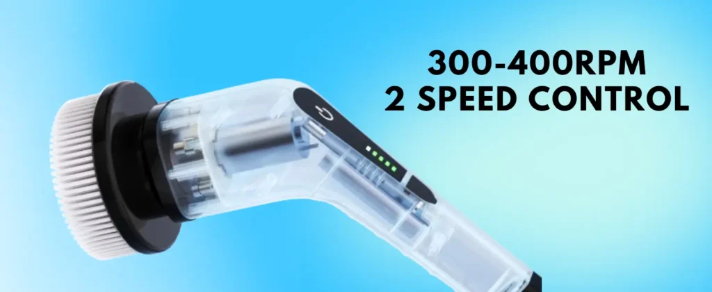 Leebein Cordless Spin Scrubber – 8 Heads 400RPM Waterproof