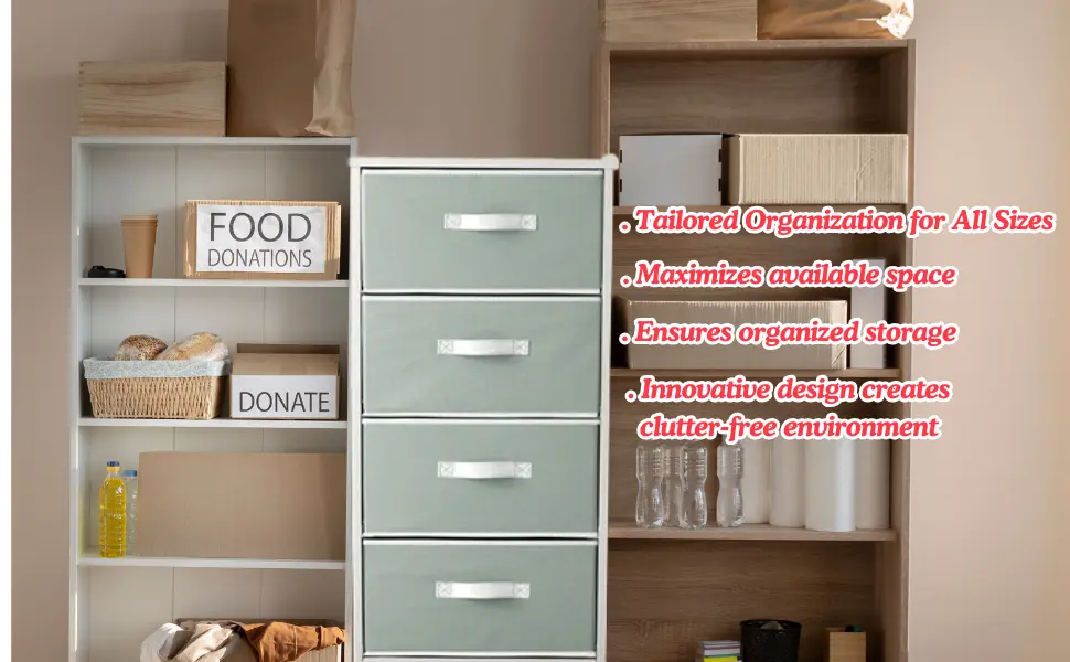 Foldable Storage Boxes Set of 6 for Wardrobe & Clothes