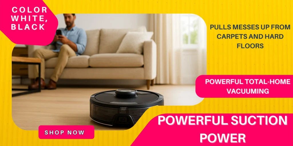 Robot Vacuum 2-in-1 Home Mop with LiDAR & Pet Hair Clean