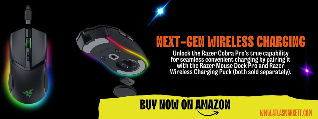 Razer Cobra Pro Wireless Gaming Mouse 30K DPI HyperSpeed