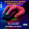 Razer Cobra Pro Wireless Gaming Mouse 30K DPI HyperSpeed – Displayed on Razer Mouse Dock Pro with wireless charging in action