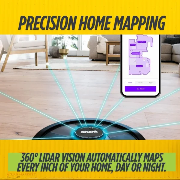 Robot Vacuum 2-in-1 Home Mop with LiDAR & Pet Hair Clean