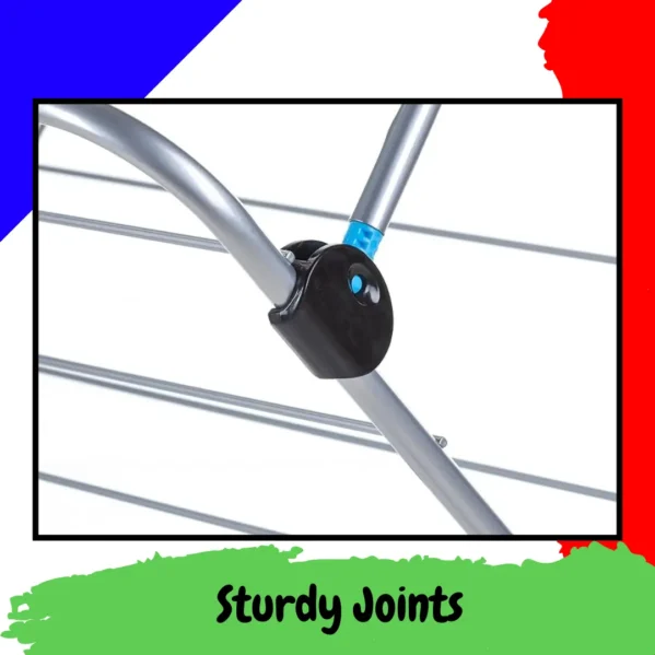 Foldable 3-Tier Drying Rack – Space-Saving Indoor Airer