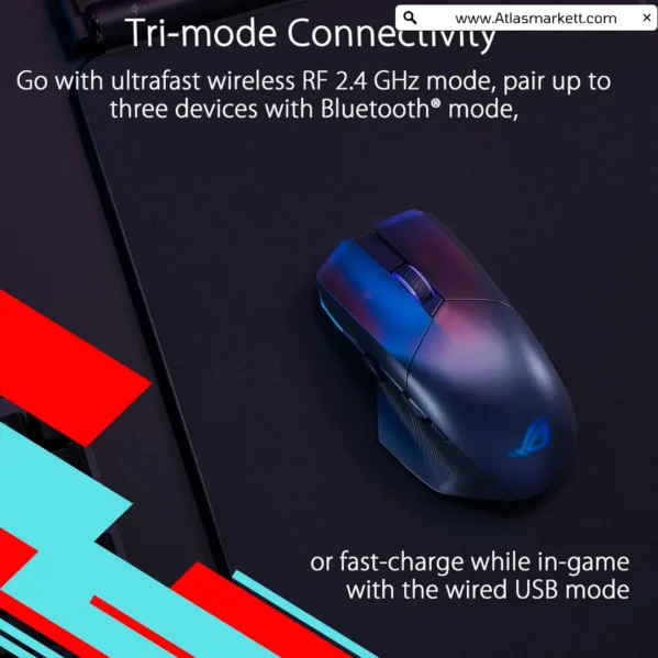 ASUS ROG Chakram X Origin Wireless Gaming Mouse 36K DPI