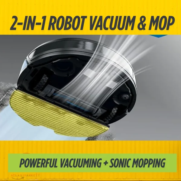 Robot Vacuum 2-in-1 Home Mop with LiDAR & Pet Hair Clean
