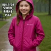 Lightweight Waterproof Rain Jacket for Girls