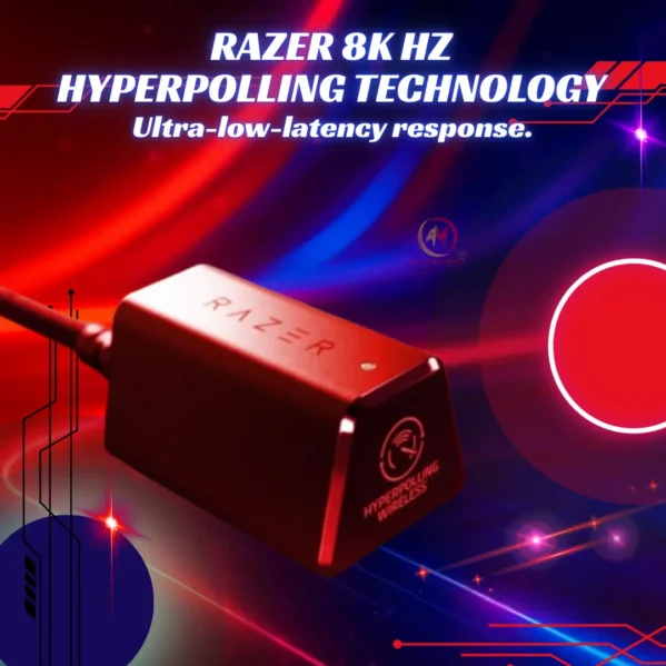 Razer Red Dragon Wireless Gaming Mouse RGB 8K DPI Light