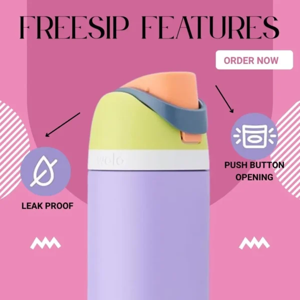 Insulated Stainless Steel Water Bottle – 710ml Leakproof