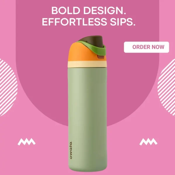 Insulated Stainless Steel Water Bottle – 710ml Leakproof