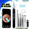 Ear Wax Removal Camera 1080P Wireless Ear Cleaner with LED Lights