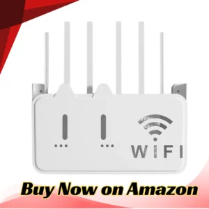 WiFi Router Wall Mount Shelf Space-Saving Cable Organizer