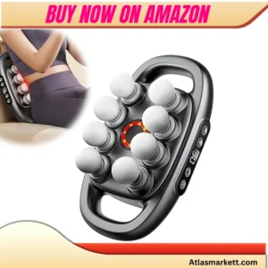 8-Head Massage Gun Deep Tissue Pain Relief Muscle Relax showing all 8 massage heads