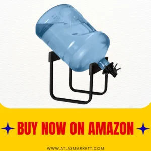 Stainless Steel Water Jug Stand with Dual Dispense Valves