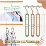 9-Hole Rotating Clothes Hanger Organizer | Space Saving Hangers
