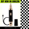 Double Sided Facial Hair Remover & Eyebrow Trimmer USB with LED light