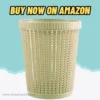 Creative Hollow Trash Can Waste Bin for Home Kitchen Office