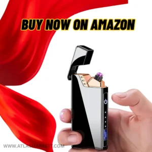 LED Double Arc Plasma Lighter USB Rechargeable Flameless
