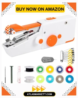 Mini Electric Sewing Machine for Home & Travel – Quick DIY stitching tool