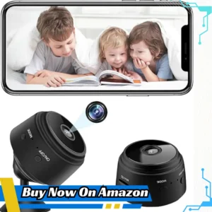 Wireless hidden cam 1080P spy camera for baby and pet surveillance