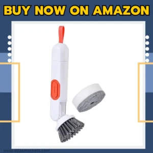 Dish Brush with Soap Dispenser Replacement Kitchen Brushes for Cleaning Utensils and Pans Efficiently