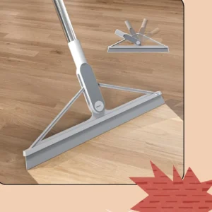 Floor Squeegee Broom 61″ Adjustable Handle Efficient Water Wiper