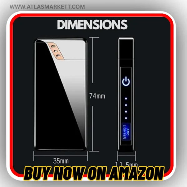 USB rechargeable plasma lighter with LED indicator