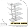 Durable Carbon Steel Kitchen Rack for Pots, Pans, and Lids