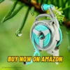 Retractable Garden Hose Reel 50FT with 7-Function Sprayer – Wall-Mount Hideaway Setup