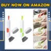 Dish Brush with Soap Dispenser Replacement Kitchen Brushes with Ergonomic Handle for Comfortable Grip